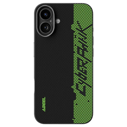 ABEEL For iPhone 16 Case Compatible with MagSafe Printed PC TPU Aluminum Alloy Leather Phone Cover - Outstanding No. 3