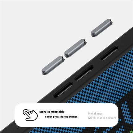 ABEEL For Google Pixel 9 Pro XL Case Compatible with MagSafe Printed PC TPU Aluminum Alloy Leather Phone Cover