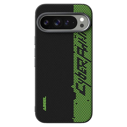 ABEEL For Google Pixel 9 Pro XL Case Compatible with MagSafe Printed PC TPU Aluminum Alloy Leather Phone Cover - Outstanding No. 3
