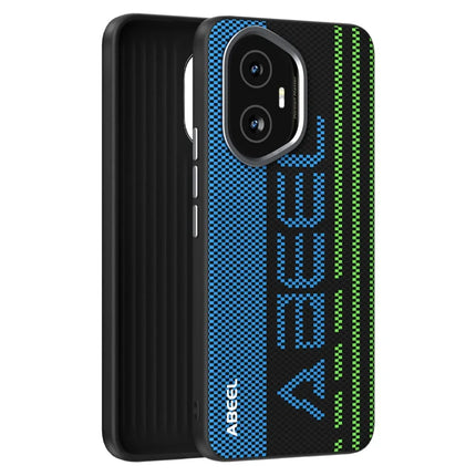 ABEEL For Honor 300 Case Compatible with MagSafe Printed PC TPU Aluminum Alloy Leather Phone Cover