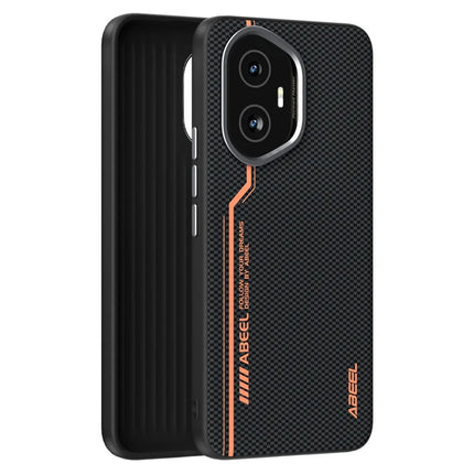 ABEEL For Honor 300 Case Compatible with MagSafe Printed PC TPU Aluminum Alloy Leather Phone Cover