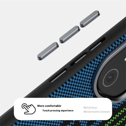 ABEEL For Honor 300 Ultra Case Compatible with MagSafe Printed PC TPU Aluminum Alloy Leather Phone Cover