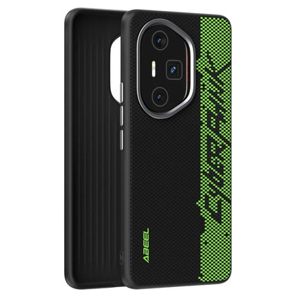 ABEEL For Honor 300 Ultra Case Compatible with MagSafe Printed PC TPU Aluminum Alloy Leather Phone Cover