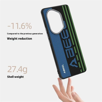 ABEEL For Honor 300 Ultra Case Compatible with MagSafe Printed PC TPU Aluminum Alloy Leather Phone Cover