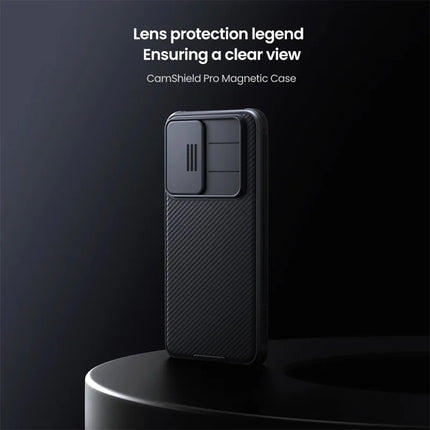 NILLKIN Camshield Pro for Samsung Galaxy A26 5G Case Compatible with MagSafe TPU + PC Phone Cover with Slider Camera Lid