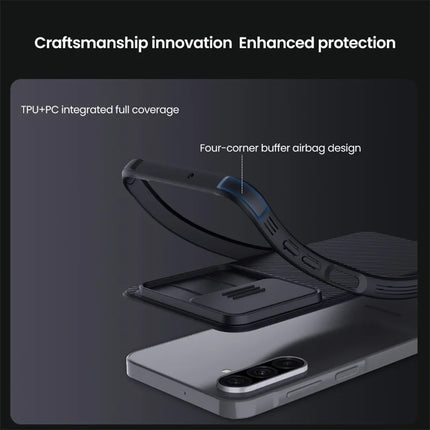 NILLKIN Camshield Pro Series for Samsung Galaxy A26 5G Case PC + TPU Slide Camera Lid Phone Cover
