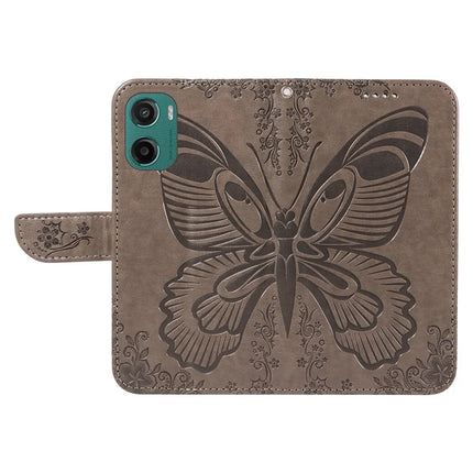 For Motorola Moto G15 4G Case Butterfly Pattern PU Leather Folio Flip Phone Cover