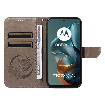 For Motorola Moto G15 4G Case Butterfly Pattern PU Leather Folio Flip Phone Cover