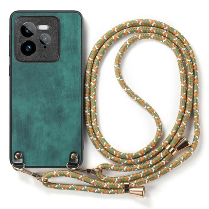 For Realme GT 7 Pro 5G Retro Leather Phone Back Cover with Adjustable Strap