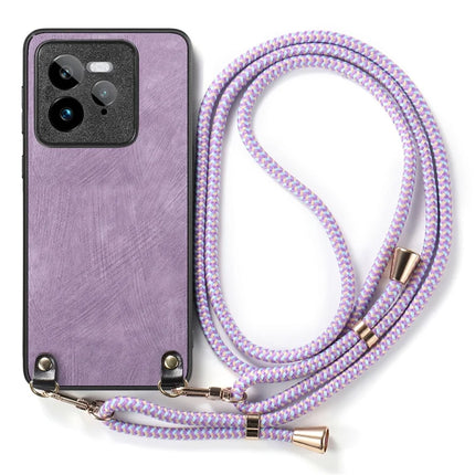 For Realme GT 7 Pro 5G Retro Leather Phone Back Cover with Adjustable Strap