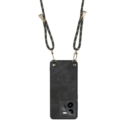 For Realme GT 7 Pro 5G Retro Leather Phone Back Cover with Adjustable Strap