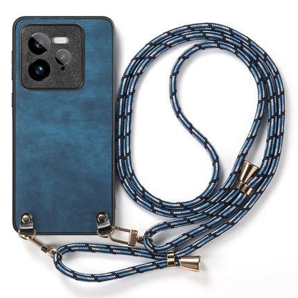 For Realme GT 7 Pro 5G Retro Leather Phone Back Cover with Adjustable Strap