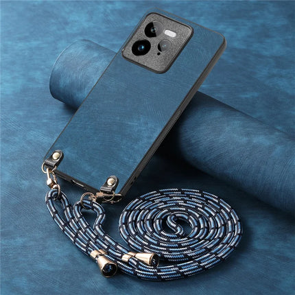 For Realme GT 7 Pro 5G Retro Leather Phone Back Cover with Adjustable Strap