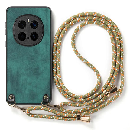 For Honor Magic7 Pro 5G Retro Leather Phone Back Cover with Adjustable Strap