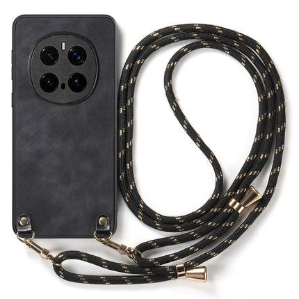 For Honor Magic7 Pro 5G Retro Leather Phone Back Cover with Adjustable Strap