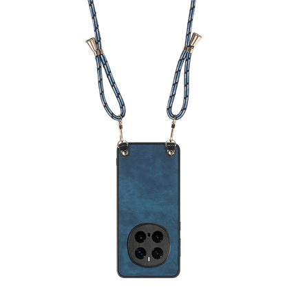 For Honor Magic7 Pro 5G Retro Leather Phone Back Cover with Adjustable Strap