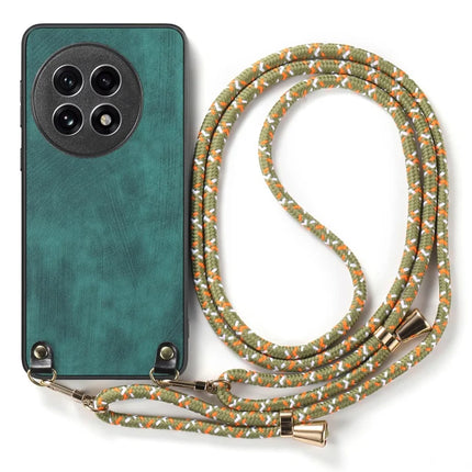 For OnePlus Ace 5 5G Retro Leather Phone Back Cover with Adjustable Strap