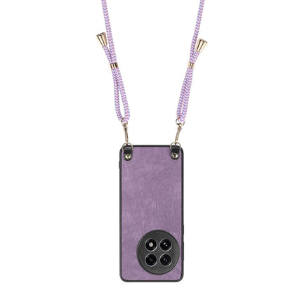 For OnePlus Ace 5 5G Retro Leather Phone Back Cover with Adjustable Strap