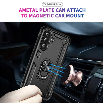 For Samsung Galaxy A56 5G Case PC + TPU Phone Cover with Kickstand