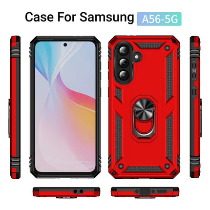 For Samsung Galaxy A56 5G Case PC + TPU Phone Cover with Kickstand