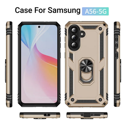 For Samsung Galaxy A56 5G Case PC + TPU Phone Cover with Kickstand