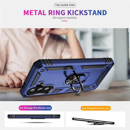 For Samsung Galaxy A56 5G Case PC + TPU Phone Cover with Kickstand