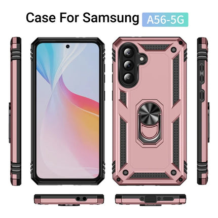 For Samsung Galaxy A56 5G Case PC + TPU Phone Cover with Kickstand