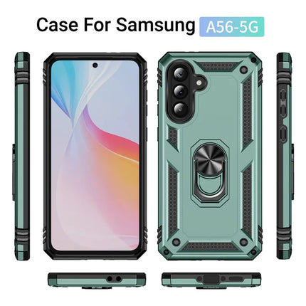 For Samsung Galaxy A56 5G Case PC + TPU Phone Cover with Kickstand