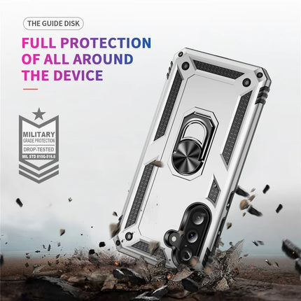 For Samsung Galaxy A56 5G Case PC + TPU Phone Cover with Kickstand