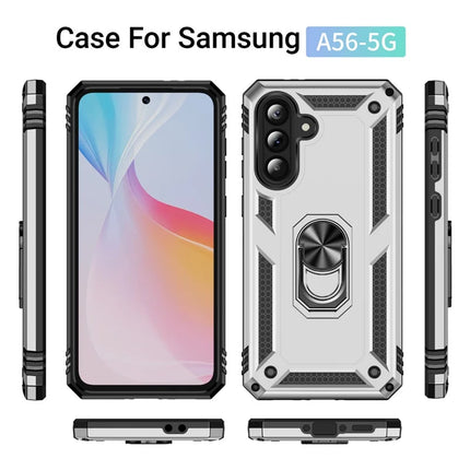 For Samsung Galaxy A56 5G Case PC + TPU Phone Cover with Kickstand
