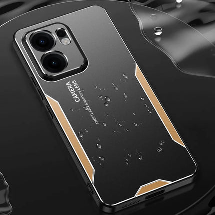 For Oppo Reno13 F 4G Phone Case Aluminium Alloy TPU PC Back Cover