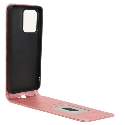 For Oppo Reno13 F 5G Case with Card Slot Magnetic Vertical Flip Leather Phone Cover