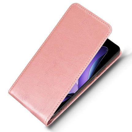 For Oppo Reno13 F 5G Case with Card Slot Magnetic Vertical Flip Leather Phone Cover