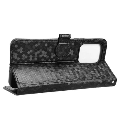 For Oppo Reno13 F 5G Wallet Case Dot Pattern Imprint PU Leather Phone Cover
