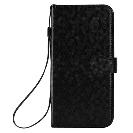 For Oppo Reno13 F 5G Wallet Case Dot Pattern Imprint PU Leather Phone Cover