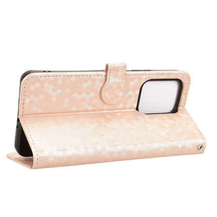 For Oppo Reno13 F 5G Wallet Case Dot Pattern Imprint PU Leather Phone Cover