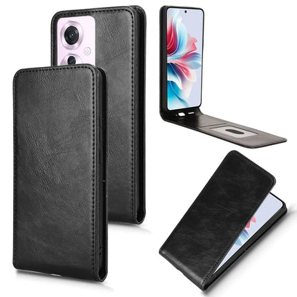 For Oppo Reno11 F 5G  /  F25 Pro 5G Case with Card Slot Magnetic Vertical Flip Leather Phone Cover