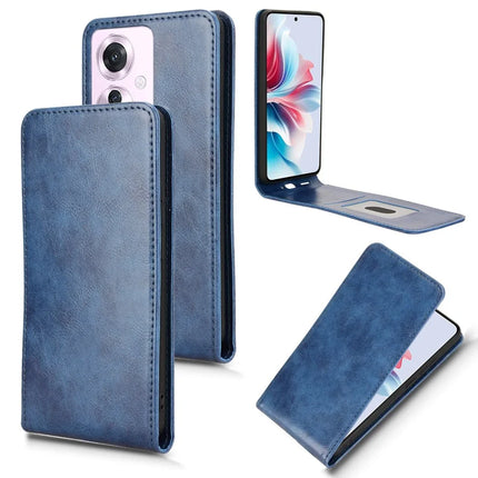 For Oppo Reno11 F 5G  /  F25 Pro 5G Case with Card Slot Magnetic Vertical Flip Leather Phone Cover