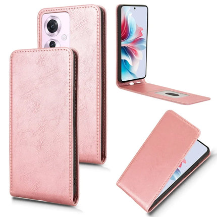 For Oppo Reno11 F 5G  /  F25 Pro 5G Case with Card Slot Magnetic Vertical Flip Leather Phone Cover