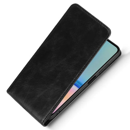 For Samsung Galaxy M14 4G / A05s 4G Case with Card Slot Magnetic Vertical Flip Leather Phone Cover