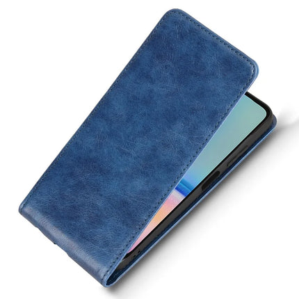 For Samsung Galaxy M14 4G / A05s 4G Case with Card Slot Magnetic Vertical Flip Leather Phone Cover