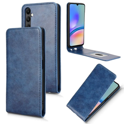 For Samsung Galaxy M14 4G / A05s 4G Case with Card Slot Magnetic Vertical Flip Leather Phone Cover