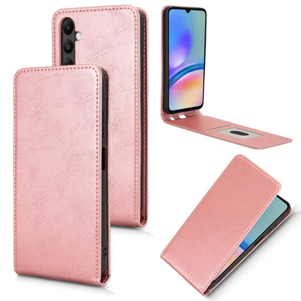 For Samsung Galaxy M14 4G / A05s 4G Case with Card Slot Magnetic Vertical Flip Leather Phone Cover