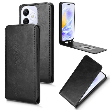 For Honor X60i 5G Case with Card Slot Magnetic Vertical Flip Leather Phone Cover