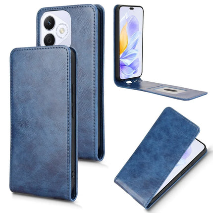 For Honor X60i 5G Case with Card Slot Magnetic Vertical Flip Leather Phone Cover