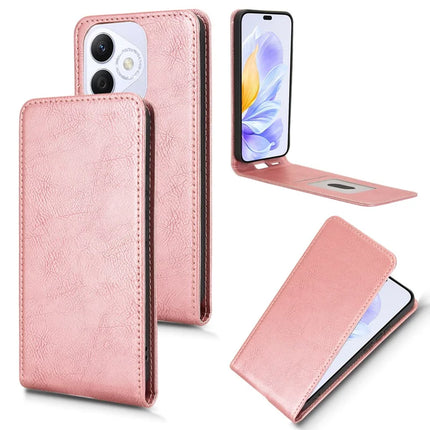 For Honor X60i 5G Case with Card Slot Magnetic Vertical Flip Leather Phone Cover