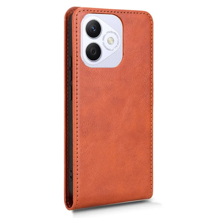 For Honor X60i 5G Case with Card Slot Magnetic Vertical Flip Leather Phone Cover