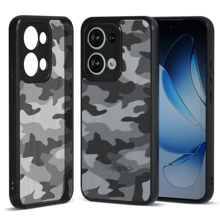 IBMRS For Oppo Reno13 5G (Global) Case TPU + PC Heavy Duty Shockproof Phone Cover Camera Protection - Artistic Camouflage