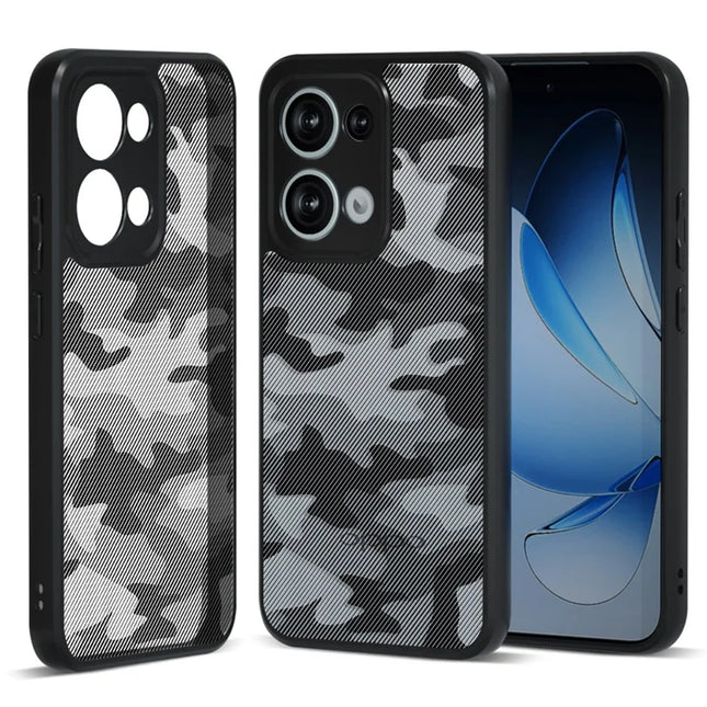 IBMRS For Oppo Reno13 5G (Global) Case TPU + PC Heavy Duty Shockproof Phone Cover Camera Protection - Artistic Camouflage