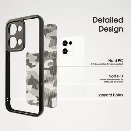 IBMRS For Oppo Reno13 5G (Global) Case TPU + PC Heavy Duty Shockproof Phone Cover Camera Protection